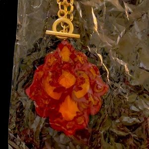 Orange and purple necklace